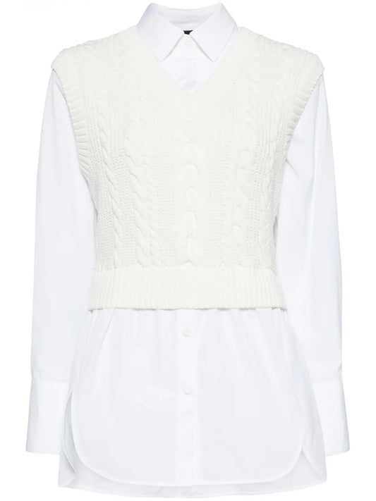 Layered Long-Sleeve Shirt