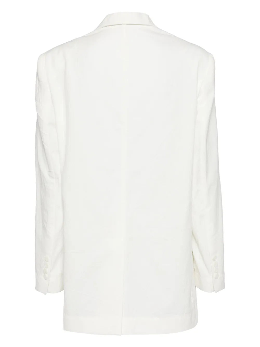 Single-Breasted Cotton Blazer