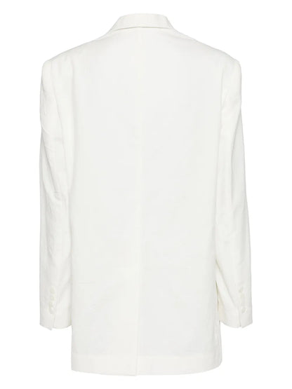 Single-Breasted Cotton Blazer