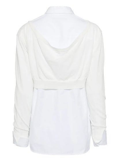 Layered Long-Sleeve Shirt
