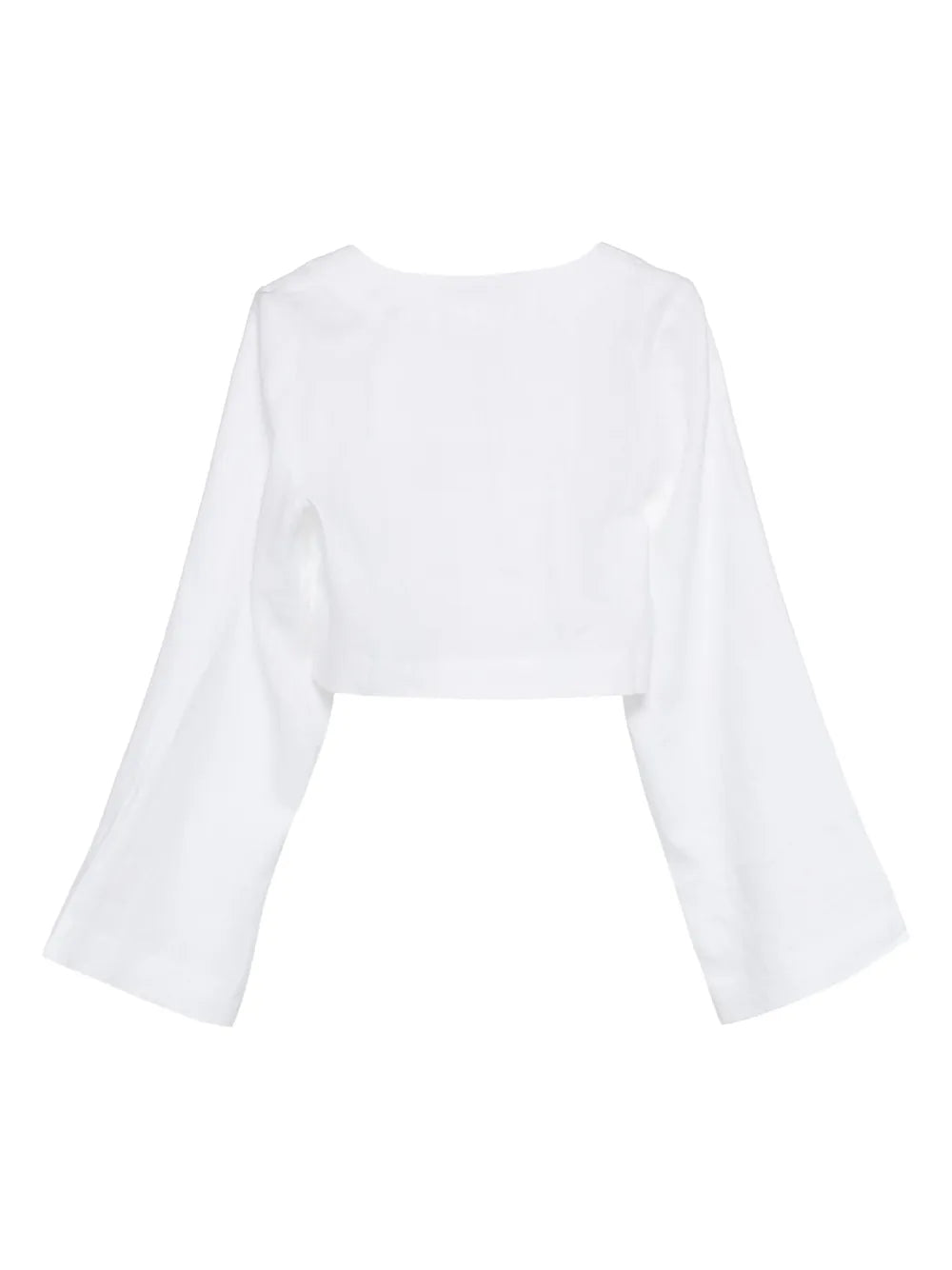 Eilish Bell-Sleeve Linen Top