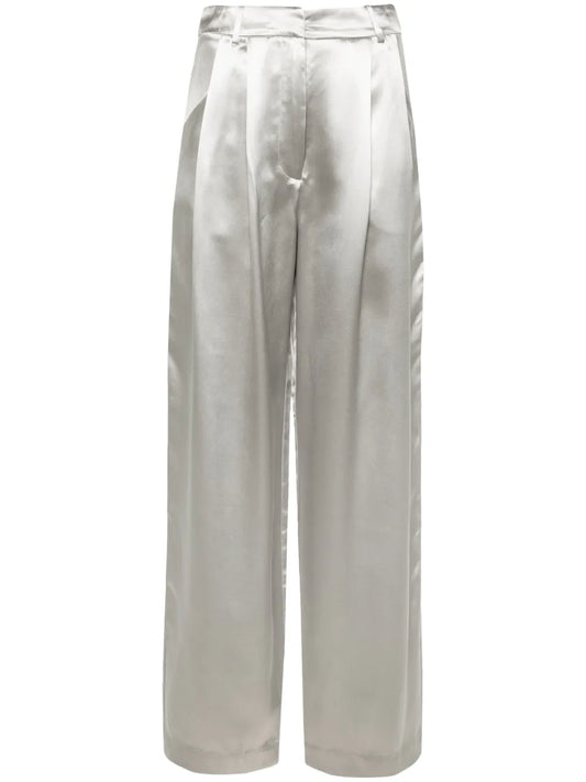 Vione Silk-Blend Trousers