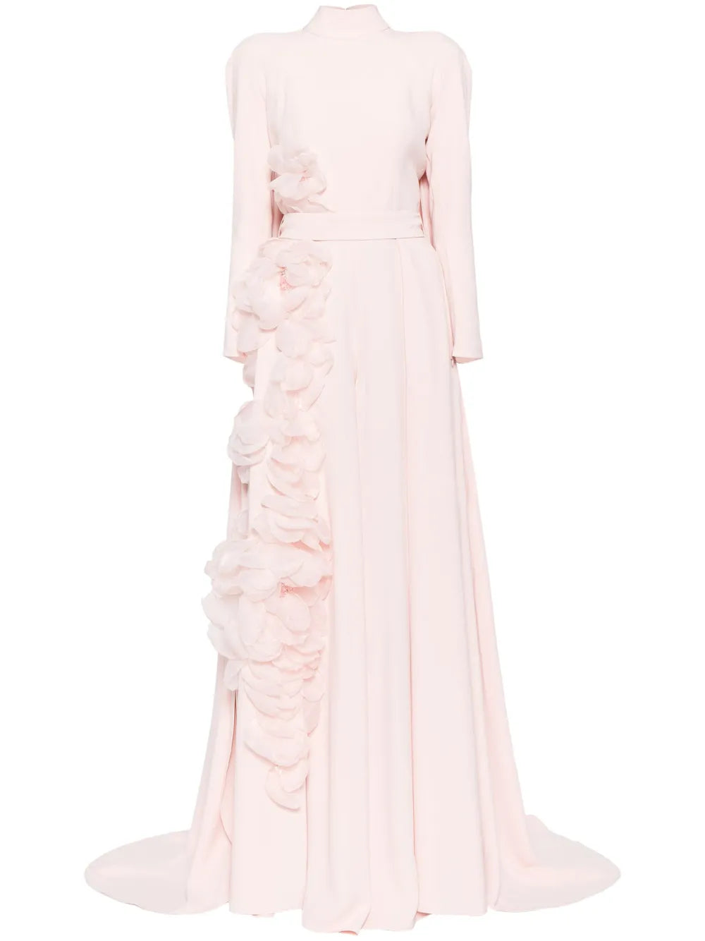 Organza-Flowers Kaftan Jumpsuit
