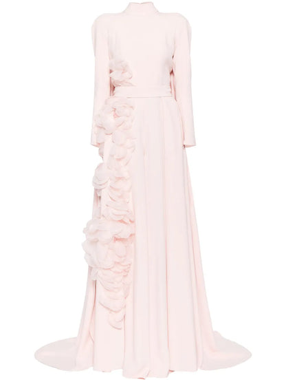 Organza-Flowers Kaftan Jumpsuit
