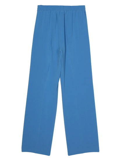 Pressed-Crease Wide-Leg Trousers