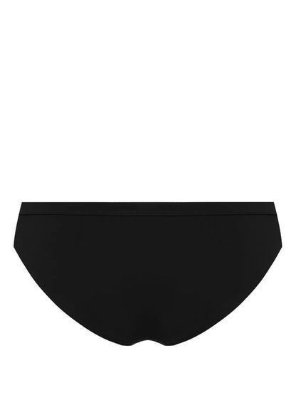 Elasticated-Waistband Bikini Bottom