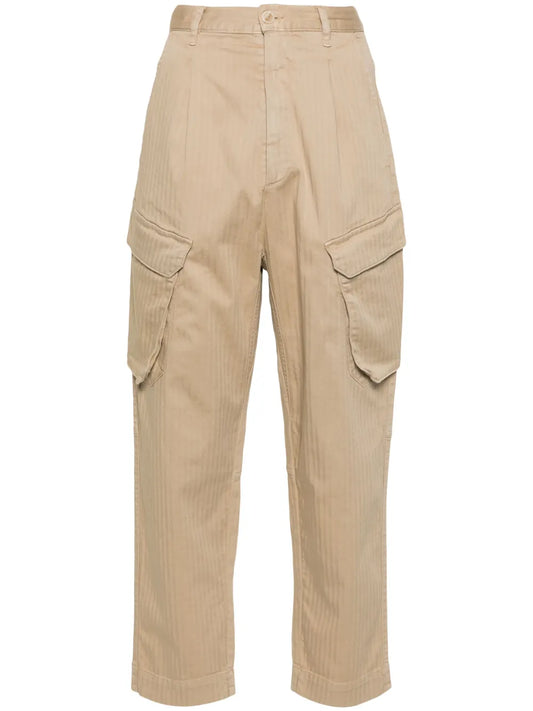 Tapered-Leg Cargo Trousers