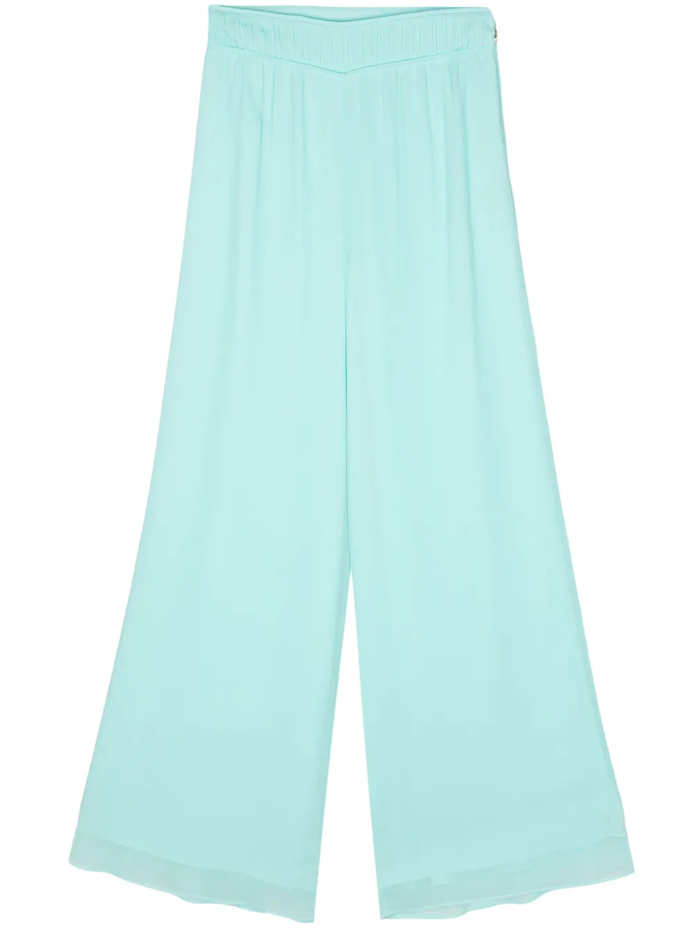 Pleated Wide-Leg Trousers
