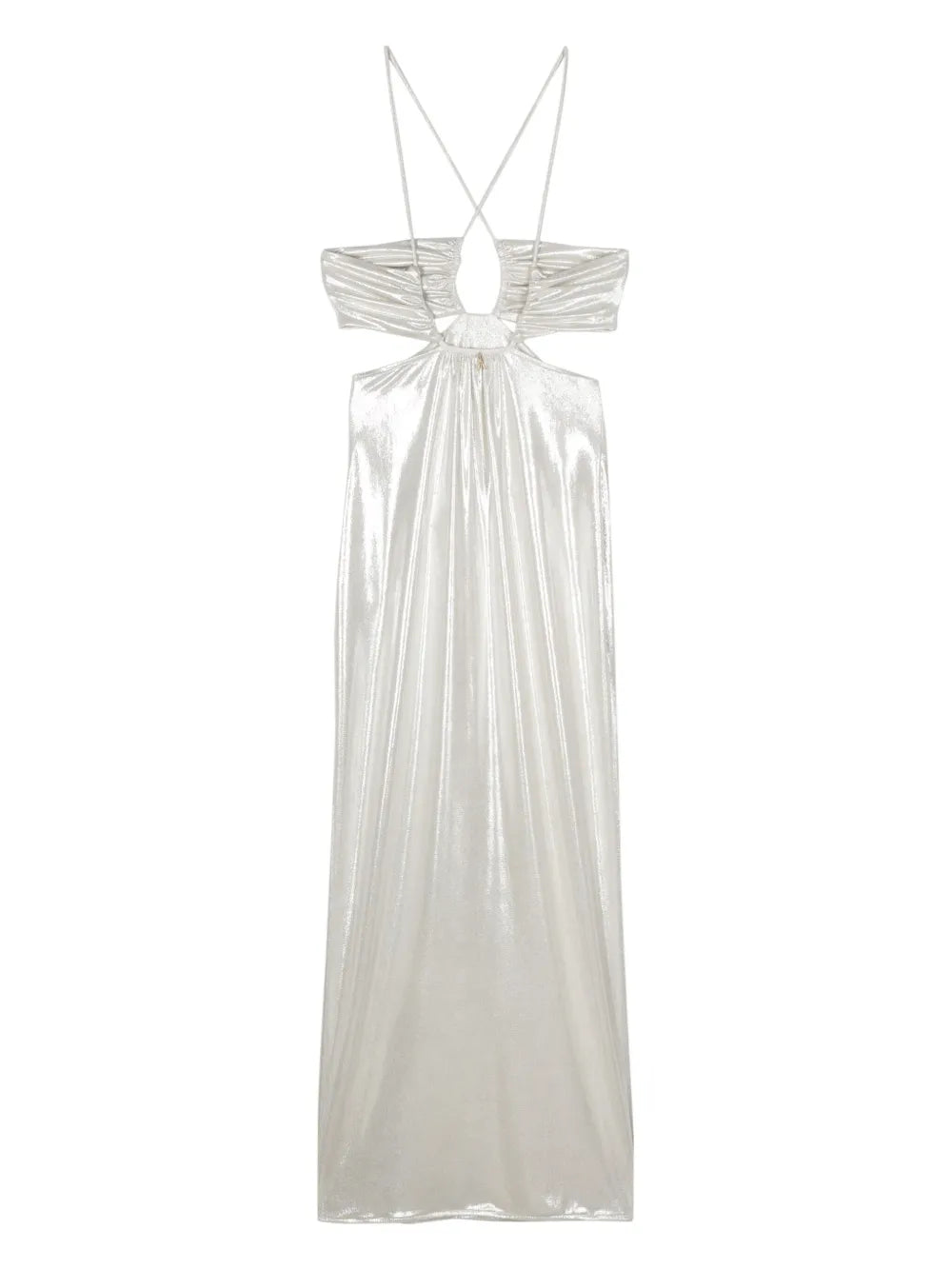 Laminated Midi Dress
