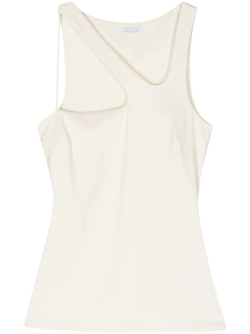 Cut-Out Asymmetric Tank Top