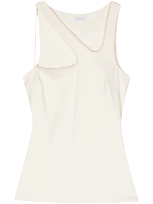 Cut-Out Asymmetric Tank Top