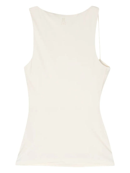 Cut-Out Asymmetric Tank Top