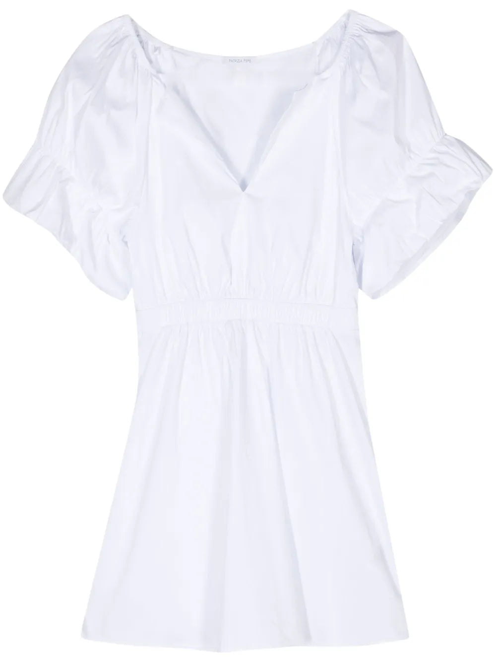 Split-Neck Minidress