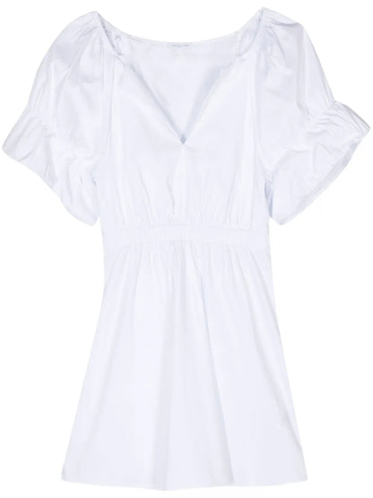 Split-Neck Minidress