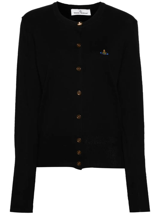 Bea Orb-Logo Cardigan