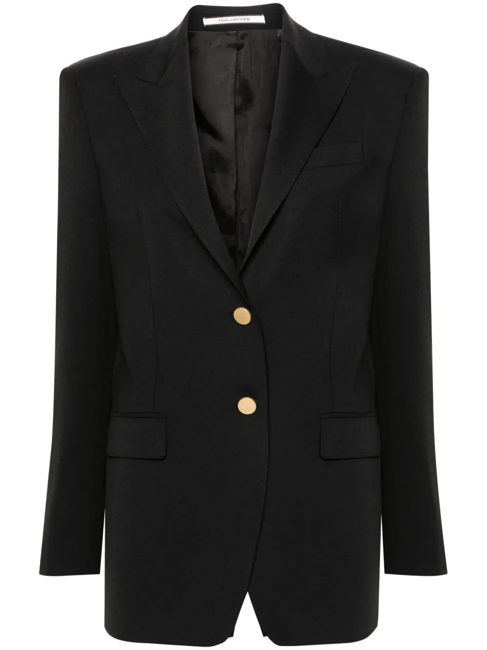 Single-Breasted Twill Blazer