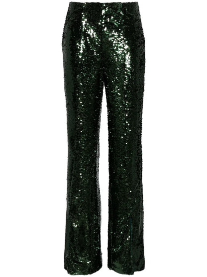 Sequin-Embellished Trousers