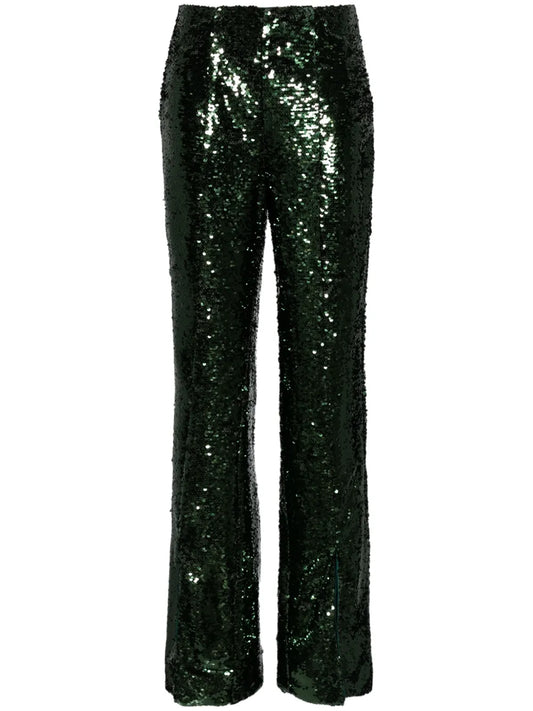 Sequin-Embellished Trousers