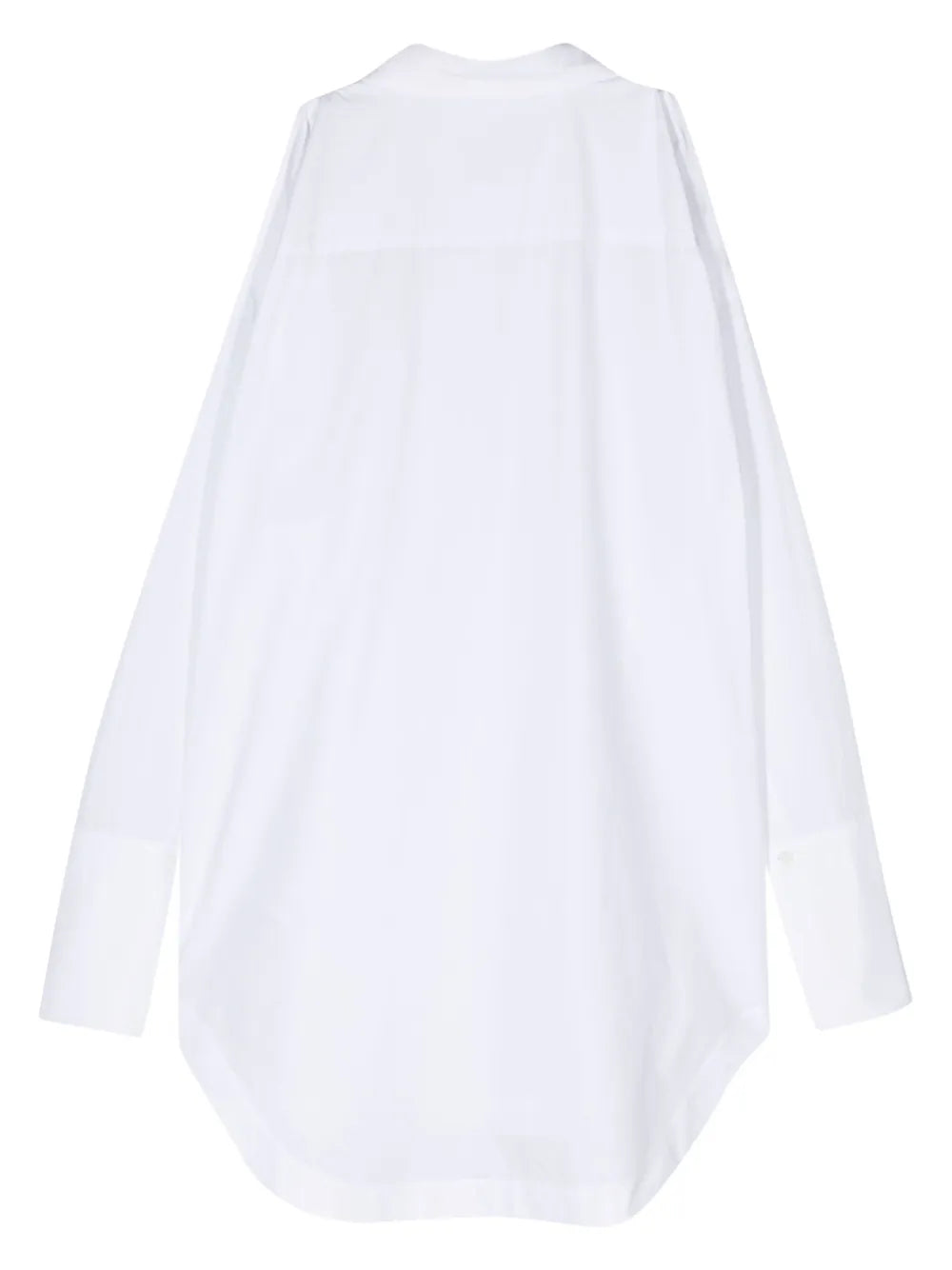 Cold-Shoulder Cotton Shirt