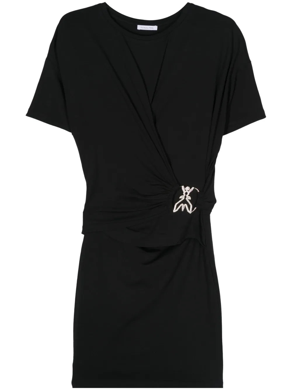 Draped T-Shirt Mini Dress
