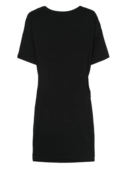 Draped T-Shirt Mini Dress