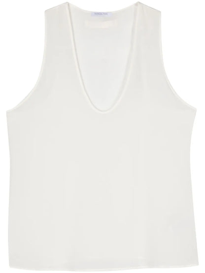 Crepe-De-Chine Tank Top