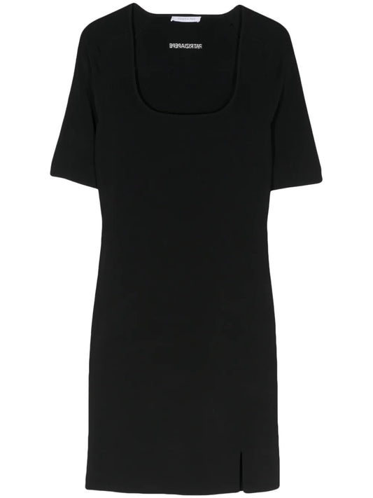 Jacquard-Logo Dress