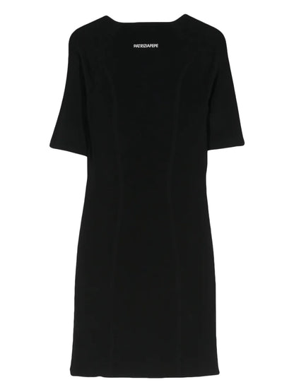 Jacquard-Logo Dress