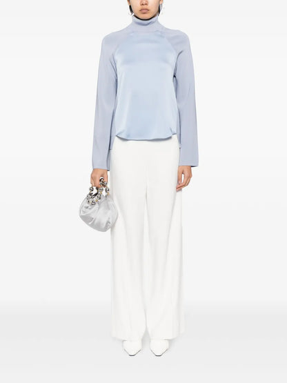 Mateo Panelled Turtleneck Top