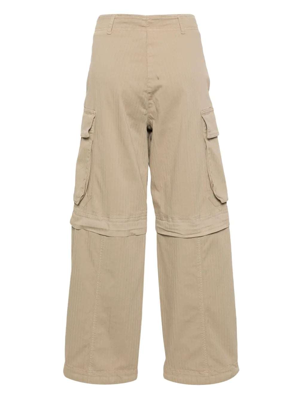 Herringbone Cargo Trousers