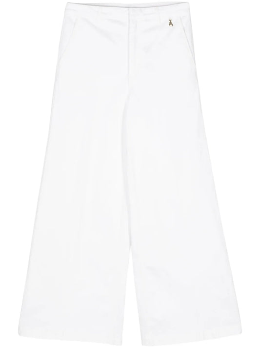 Logo-Charm Wide-Leg Trousers