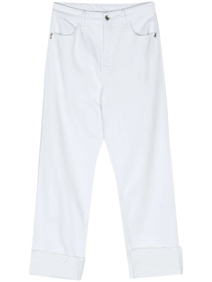 High-Rise Tapered Jeans