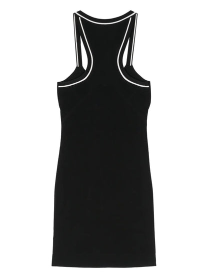 Jacquard-Logo Dress