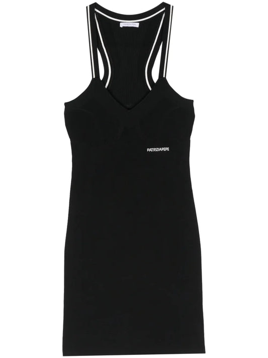 Jacquard-Logo Dress