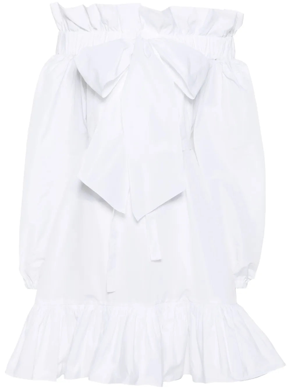 Volume Ruffled Minidress