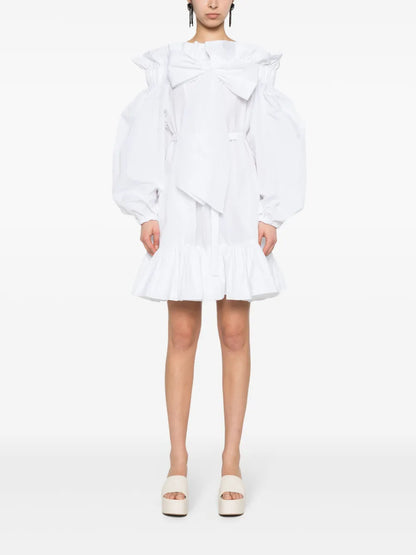 Volume Ruffled Minidress