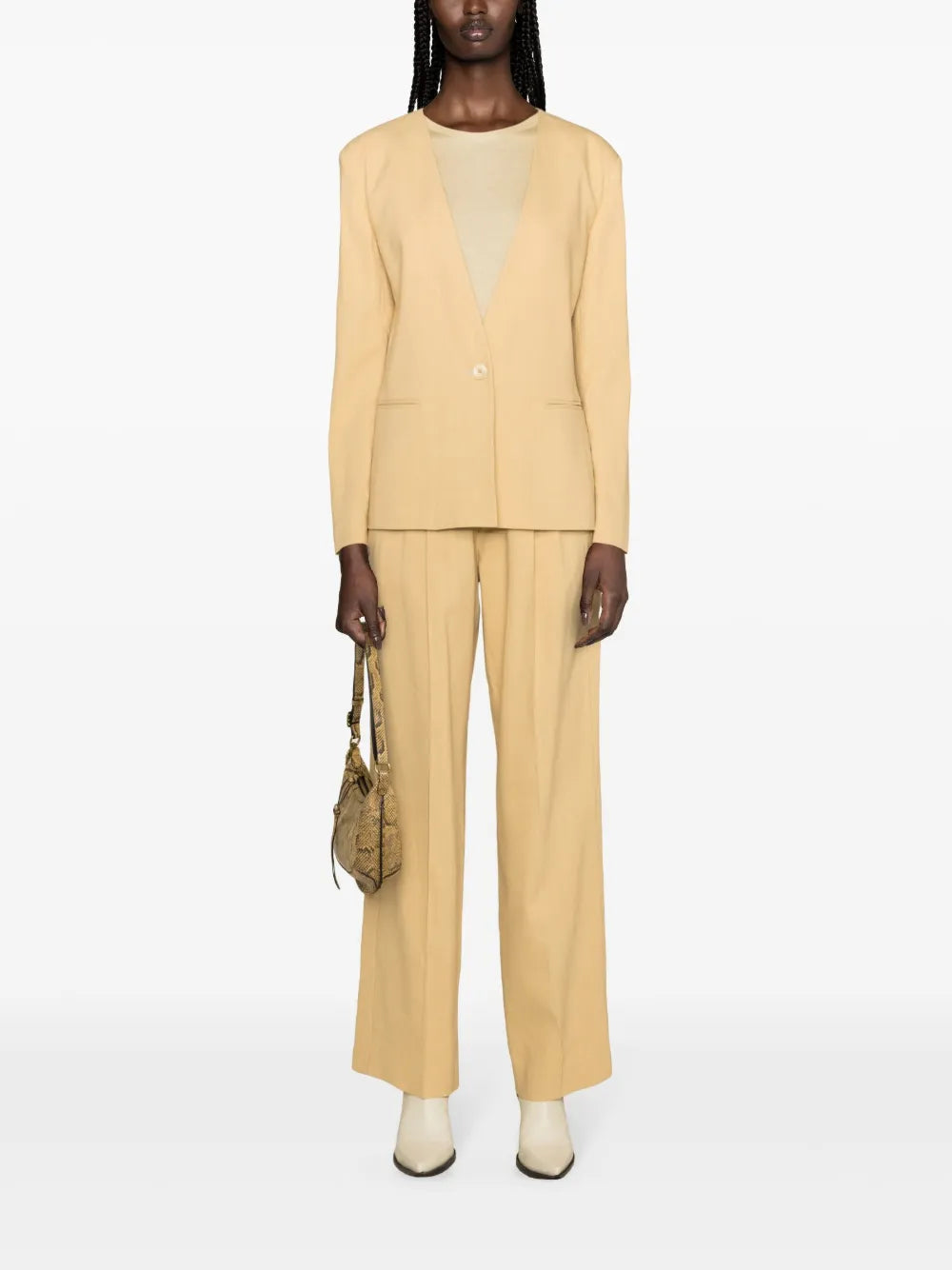 Manzil Single-Breasted Blazer