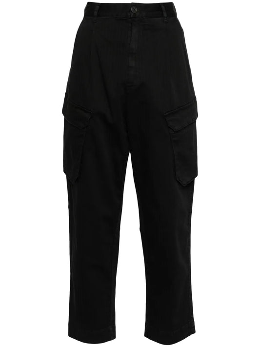 Tapered-Leg Cargo Trousers
