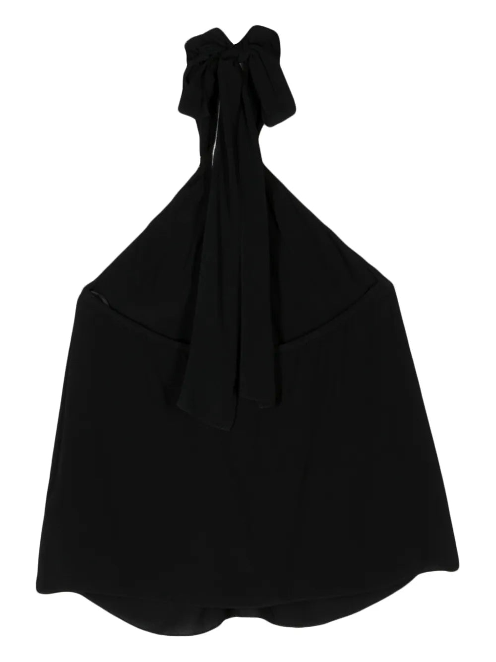 Halterneck Crepe Top
