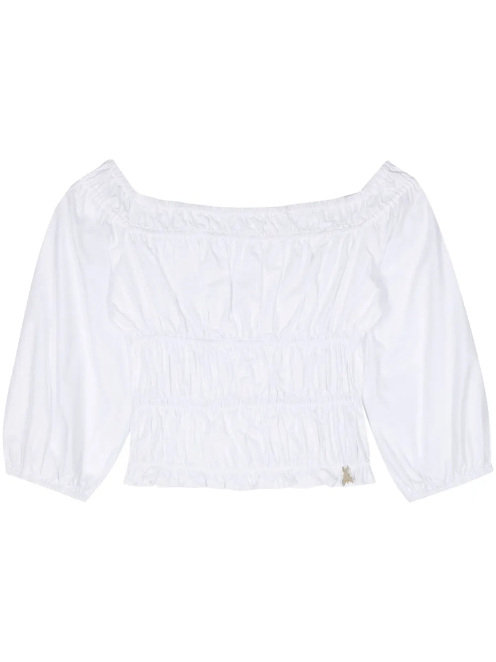 Off-Shoulder Shirred Top