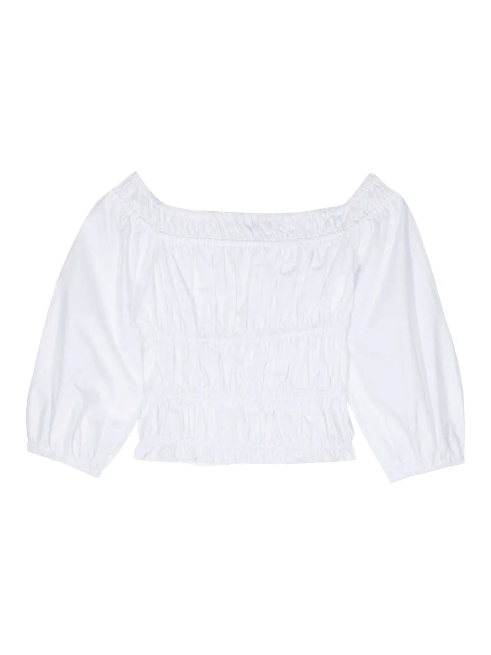 Off-Shoulder Shirred Top
