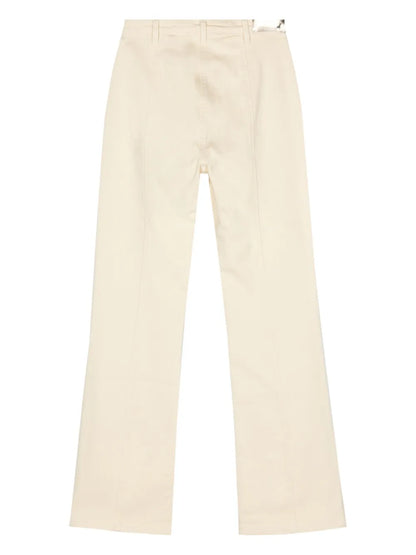 Rhinestone-Embellished Flared Jeans
