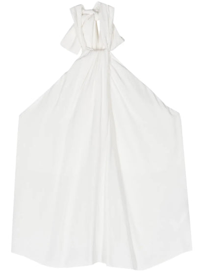Halterneck Crepe Top