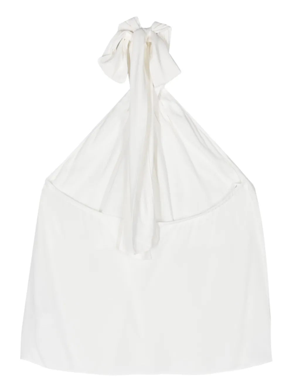Halterneck Crepe Top