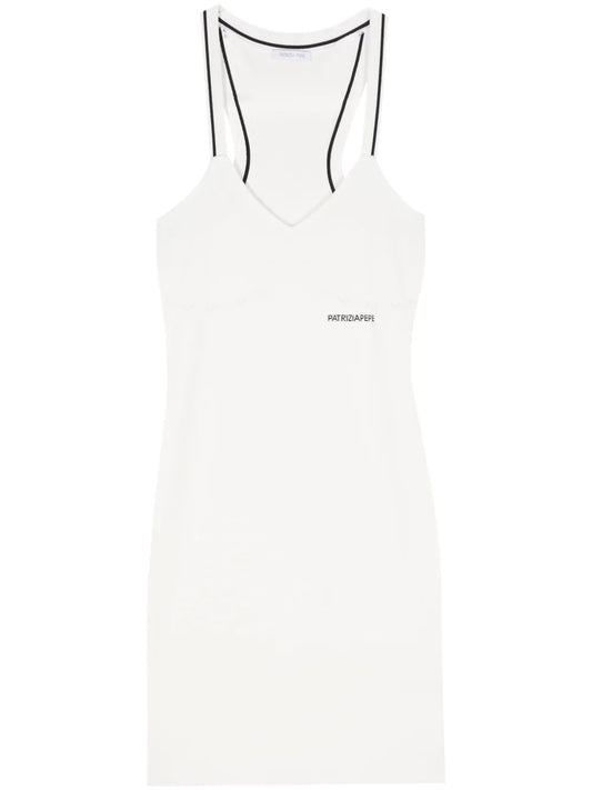 Jacquard-Logo Dress