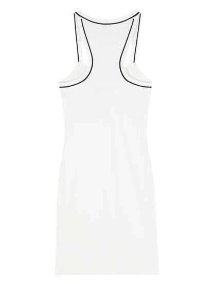 Jacquard-Logo Dress