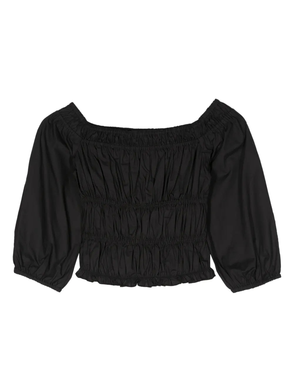 Off-Shoulder Shirred Top
