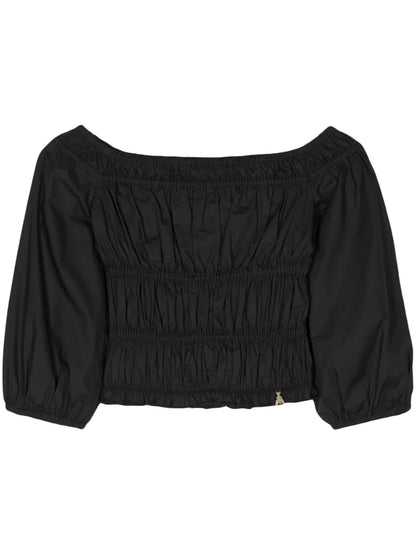 Off-Shoulder Shirred Top