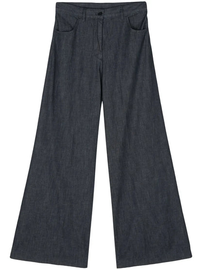 Mid-Rise Wide-Leg Jeans