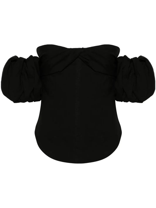 Daniela Detachable-Sleeves Blouse